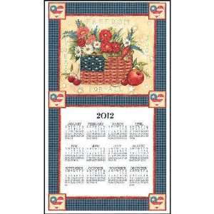    FREEDOM BASKET Linen Kitchen Towel Calendar 2012: Office Products