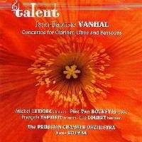    Concertos for Clarinet, Oboe and Bassoons by Johann Baptist Vanhal