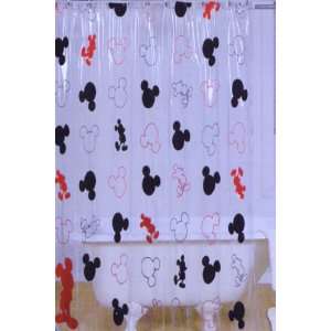   MICKEY MOUSE VINYL SHOWER CURTAIN KIDS SHOWER CURTAINS