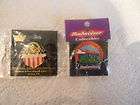 Collectible Budweiser Lapel Hat Pins set of 2 FS