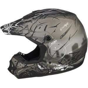 Max GM46X 1 Helmet Black/Silver X large  Sports 