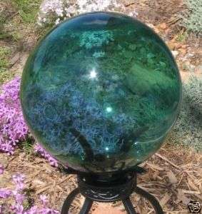 Gazing Ball Glass Globe 10 Teal Green  