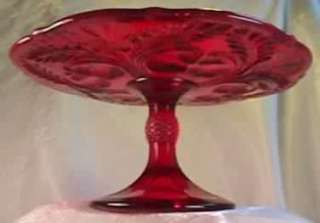   Inverted Thistle Cake Plate stands 4 tall and is 11 in diameter