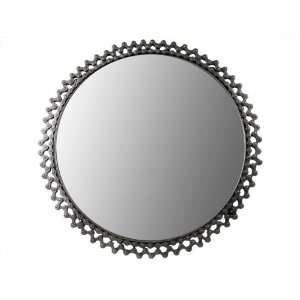  Round Recycled Bicycle Chain Frame Mirror