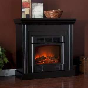   Enterprises Wexford Petite Black Electric Fireplace