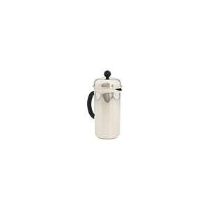 Bodum Chambord Hotel French Press Coffeemaker, Stainless Steel, 8 cup 