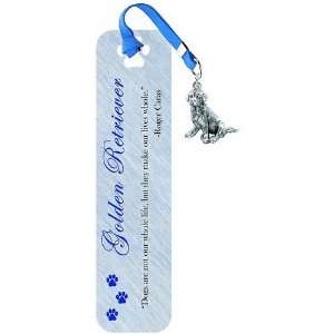  Golden Retriever Dog Metal Bookmark: Office Products