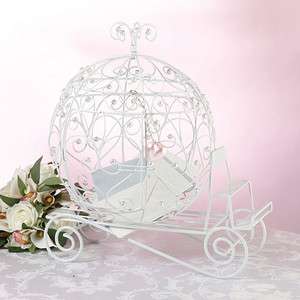 Wedding Fairy Tale CINDERELLA COACH CARD HOLDER BOX  