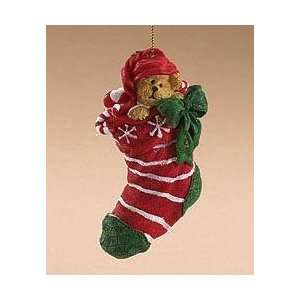  Boyds Bears Elf in Stocking Ornament Retired 257207: Home 