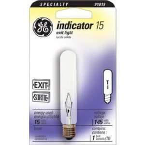    GE 15 Watt Exit Sign Indicator Light Bulb