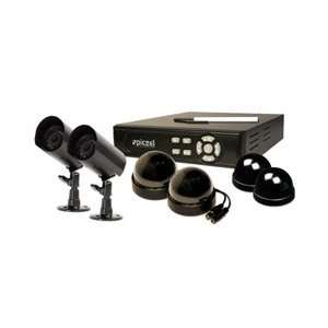    Piczel® 7006 4CH Internet DVR System w/ 4 Cameras