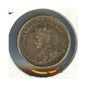  Canada Silver Coin Minted 1913 Five Cents King George V 