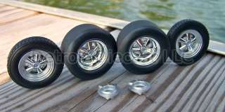 18 Classic American NOS Detroit DieCast Chrome 5 Spoke Wheel Tire 