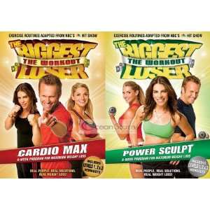  The Biggest Loser Workout Cardio Max & Power Sculpt 2 Disk 
