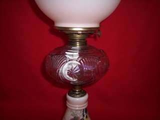 LATE 1800’s OR 1900’S OIL/KEROSENE TABLE LAMP  