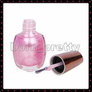 Pearly Pink Shiny Nail Art Polish Enamel Gel Cool Color  