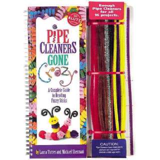 PIPE CLEANERS GONE CRAZY   KLUTZ ART & CRAFT KIT & BOOK  