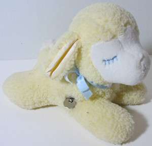 EDEN MUSICAL WIND UP Lamb SHEEP Crib Toy Plush Animal  