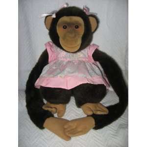   1992 Hosung 15 Full Body Long Arms Girl Chimp Puppet: Office Products