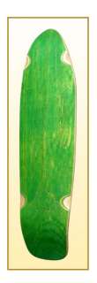 NEW Green Longboards Mini Cruiser Skateboard Deck  