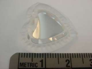 Austrian Crystal Vintage Mirror Heart Pendant 24mm 2pc  