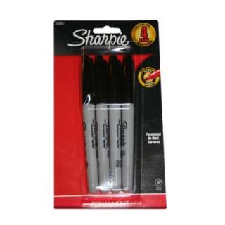 Sharpie Fine Tip Permanent Markers 4 pkOpens in a new window