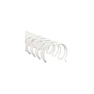  7/16 White Spiral O 19 Loop Wire Binding Combs   147pk 