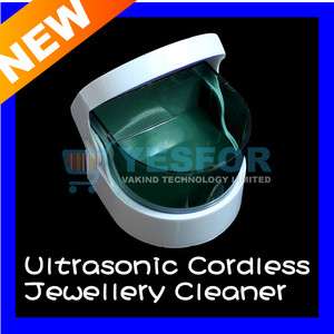 Cordless Ultra Sonic Cleaner Watch Dentures Jewelry I  