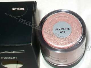 NIB MAC Pro PIGMENT Eyeshadow~ LILY WHITE ~Sweetie Cake  