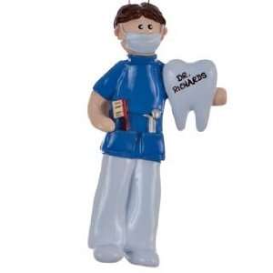  Personalized Dentist or Hygienist   Male Christmas 