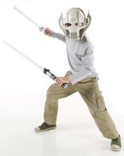 Role play as General Grievous with this realistic mask (lightsabers 