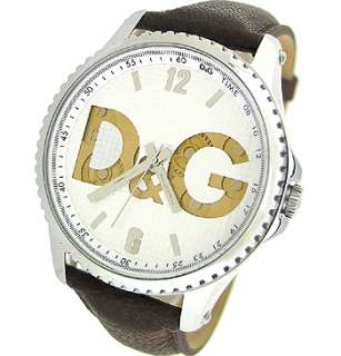 DOLCE AND GABBANA BROWN LEATHER 50M MENS WATCH DW0704  