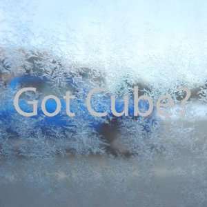  Got Cube? Gray Decal Nissan Cube Car Truck Window Gray 
