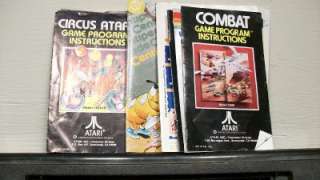 Vintage Atari 2600 4 Dip Switch Woody Games and Manuals All Hook Ups 