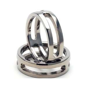 Titanium Ring, Custom Carved Titanium Bands, Mens & Womens Jewelry 