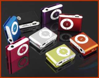 Clip Metal Digital Colors Mini USB  Music Media Player Support 1 