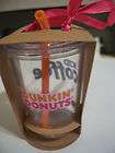 Dunkin Donuts Plastic Cold Cup Ice Coffee Collectible Holiday Ornament 