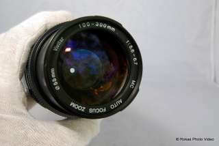 Nikon Vivitar 100 300mm f5.6 6.7 Lens auto focus AF 019643594319 