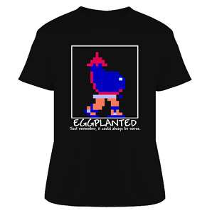 Kid Icarus NES Eggplant Funny T Shirt  