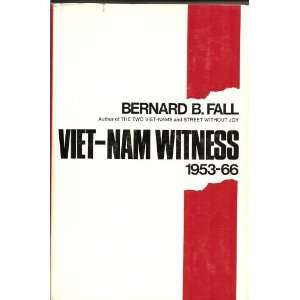  Vietnam Witness Bernard Fall Books