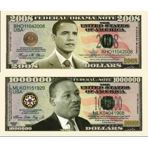   Bill and Martin Luther King, Jr. I Have A Dream Bill Collector Set