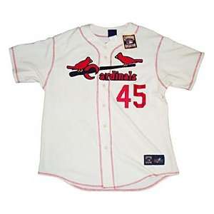 Bob Gibson Autographed/Signed St Louis Cardinals Jersey