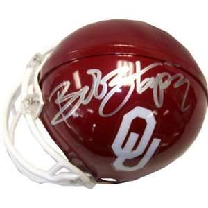  Bob Stoops Autographed / Signed Oklahoma Sooners Mini 