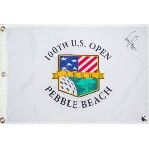  Corey Pavin Autographed 2000 Pebble Beach US Open Flag 