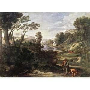   paintings   Nicolas Poussin   32 x 24 inches   Landscape with Diogenes