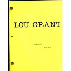 Lou Grant TV Show Script Double Cross Episode (0522) Michele Gallery 