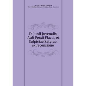   , Heinrich Christian von Hennin , Isaac Casaubon Juvenal Books