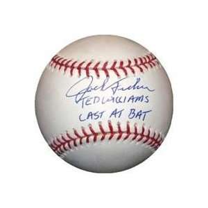  Jack Fisher Autographed/Hand Signed MLB Baseball with Ted Williams 