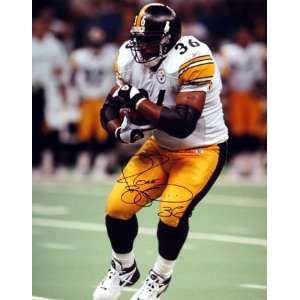 Jerome Bettis Pittsburgh Steelers   Covering Up the Ball   16x20 