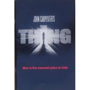 John Carpenter`s The Thing (32) Page Booklet For Theater Use 6x9